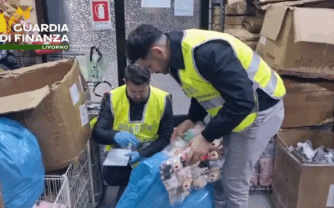 Sequestrati a Livorno migliaia di peluche Labubu