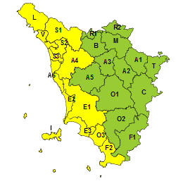 Settimana inizia con pioggia e temporali sulla costa toscana