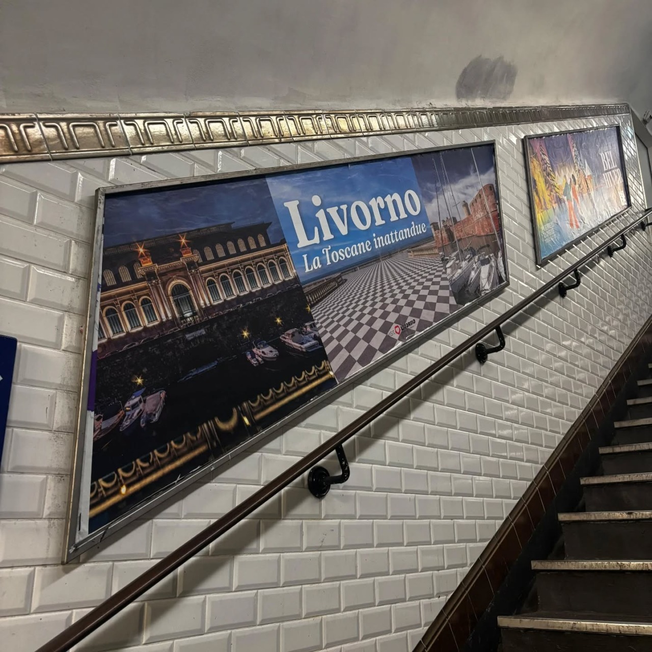 Livorno in evidenza nella metropolitana di Parigi grazie a Andrea Dani