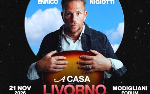 Enrico Nigiotti si esibirà al Modigliani Forum di Livorno l’11 novembre 2026