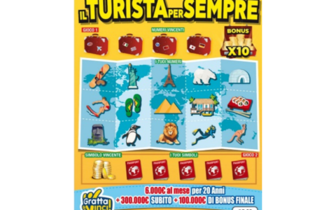 Gratta e Vinci: 50mila euro vinti in Toscana con “Il Turista per Sempre”