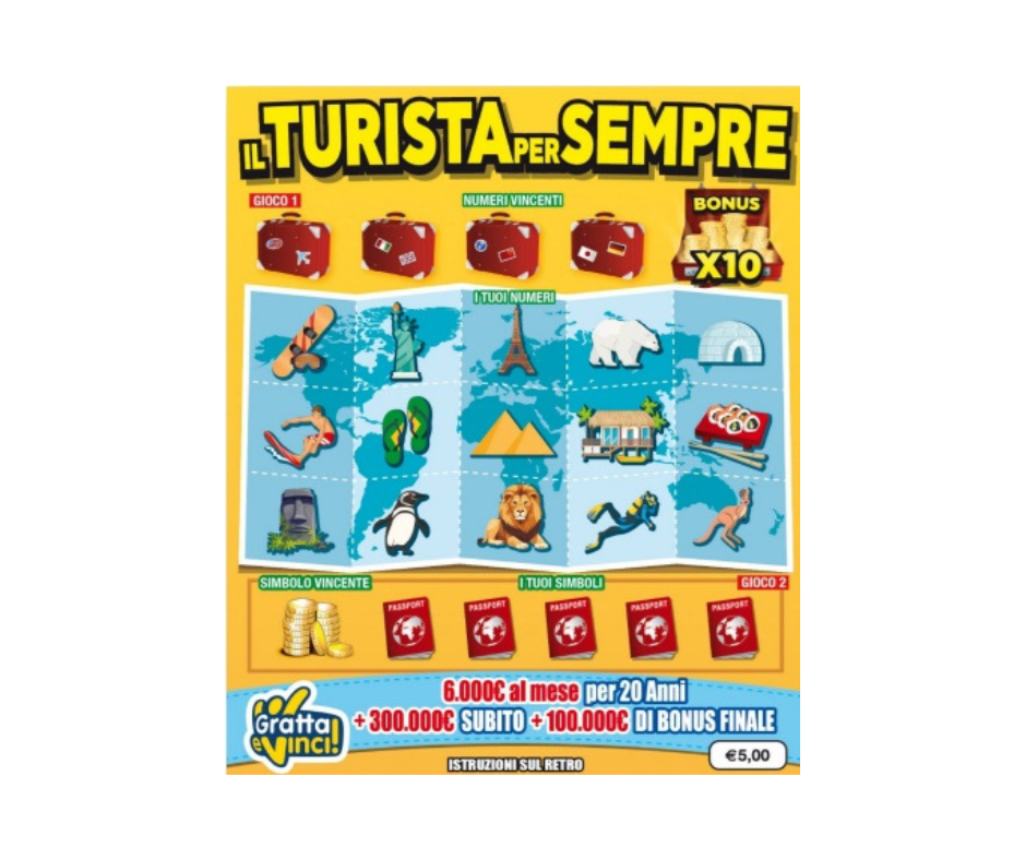Gratta e Vinci: 50mila euro vinti in Toscana con “Il Turista per Sempre”